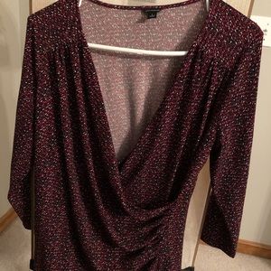 Ann Taylor wrap shirt